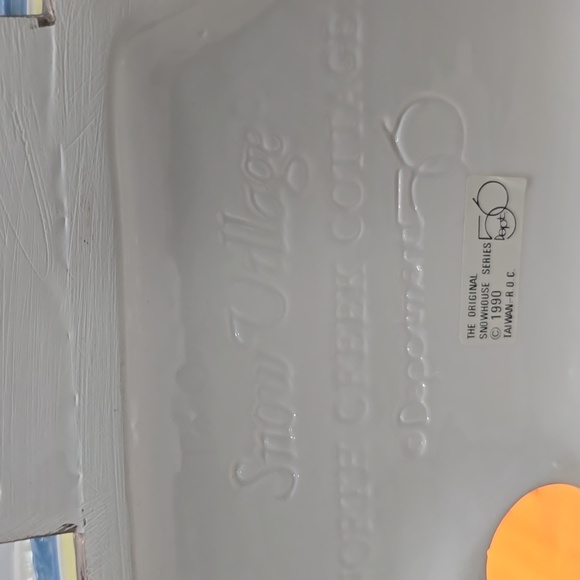 Vintage 1988 Snow Village North Creek Cottage Illuiminated Tested Figurine - Picture 15 of 15